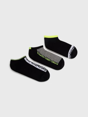 Calvin Klein skarpetki (3-pack) męskie kolor czarny 701218736