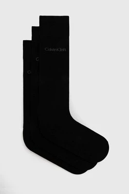 Calvin Klein skarpetki 3-pack męskie kolor czarny 701226674