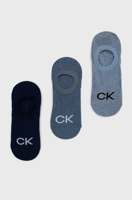 Calvin Klein skarpetki (3-pack) męskie kolor granatowy 701218723