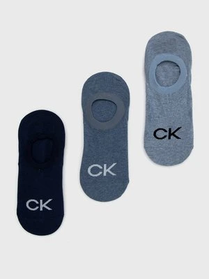 Calvin Klein skarpetki (3-pack) męskie kolor granatowy 701218723