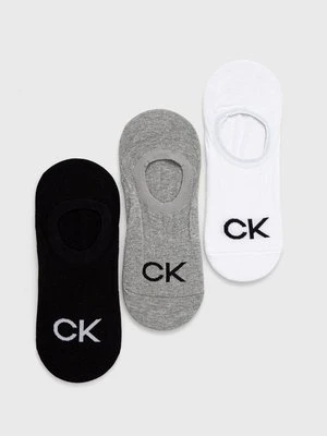 Calvin Klein skarpetki (3-pack) męskie kolor szary 701218723