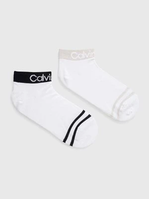 Calvin Klein skarpetki 4-pack damskie kolor biały 701220511