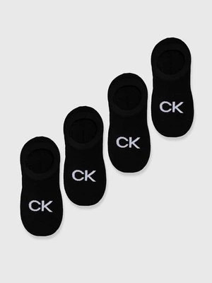 Calvin Klein skarpetki 4-pack damskie kolor czarny 701220509