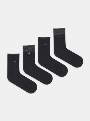 Calvin Klein skarpetki 4-pack kolor czarny 701235367