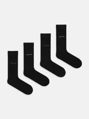 Calvin Klein skarpetki 4-pack kolor czarny 701235979