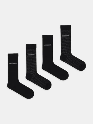Calvin Klein skarpetki 4-pack kolor czarny 701235980