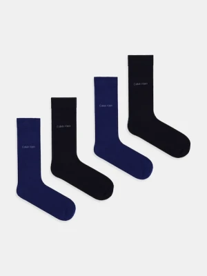 Calvin Klein skarpetki 4-pack kolor niebieski 701235979