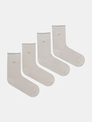 Calvin Klein skarpetki 4-pack kolor szary 701235367