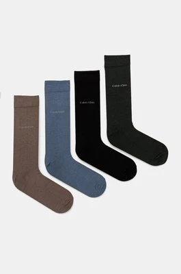 Calvin Klein skarpetki 4-pack męskie kolor multicolor 701229429