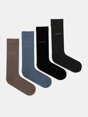 Calvin Klein skarpetki 4-pack męskie kolor multicolor 701229429