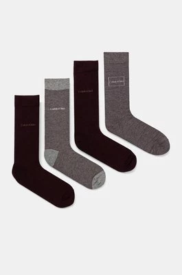 Calvin Klein skarpetki 4-pack męskie kolor multicolor 701229430