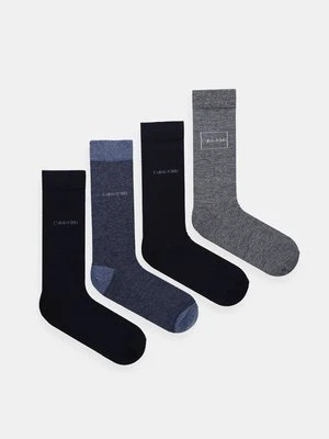 Calvin Klein skarpetki 4-pack męskie kolor niebieski 701229430