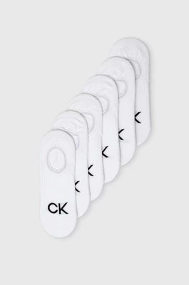 Calvin Klein skarpetki 6-pack męskie kolor biały 701220501
