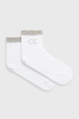 Calvin Klein Skarpetki damskie kolor biały 701218782