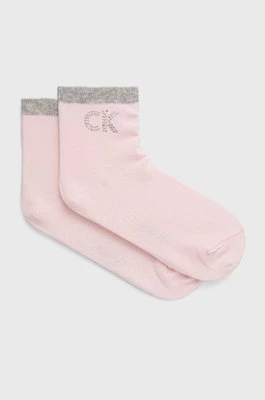 Calvin Klein Skarpetki damskie kolor różowy