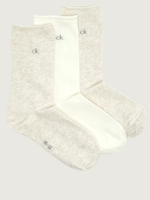 Calvin Klein Skarpety 3-pack beżowy