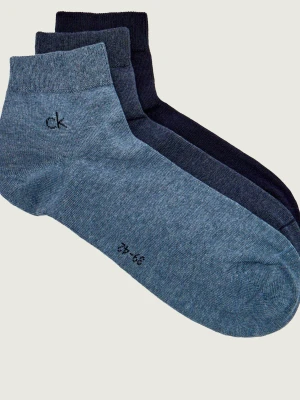 Calvin Klein Skarpety 3-pack niebieski
