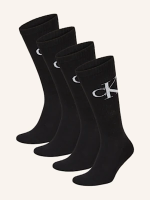 Calvin Klein Skarpety, 4 Pary schwarz