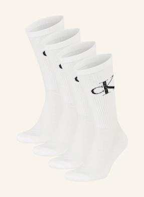 Calvin Klein Skarpety, 4 Pary weiss