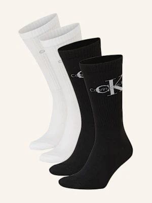 Calvin Klein Skarpety, 4 Pary, Z Pudełkiem Prezentowym schwarz