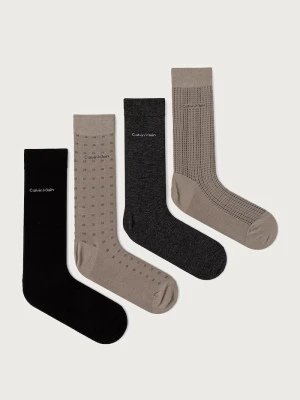 Calvin Klein skarpety męskie 4-pack czarny