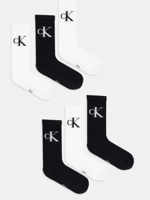 Calvin Klein skarpety męskie z bawełną 6-pack czarny