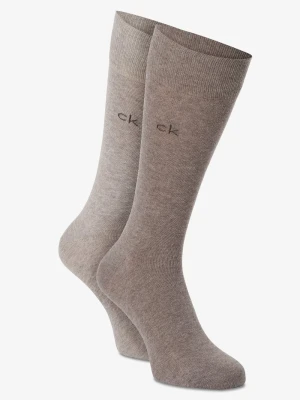Calvin Klein Skarpety pakowane po 2 szt. Mężczyźni Bawełna brązowy,