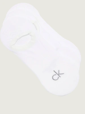 Calvin Klein Skarpety / stopki 3 pack biały