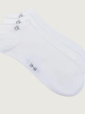 Calvin Klein Skarpety / stopki 3 pack biały