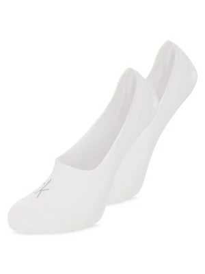 Calvin Klein Skarpety w 2-paku Kobiety Modal biały jednolity,