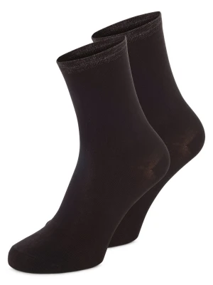 Calvin Klein Skarpety w 2-paku Kobiety Modal czarny jednolity,