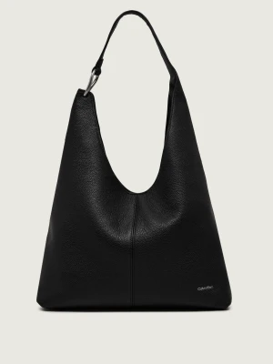 Calvin Klein Skórzana shopperka czarny