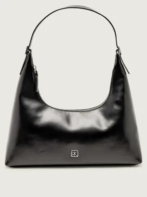 Calvin Klein Skórzana torebka na ramię