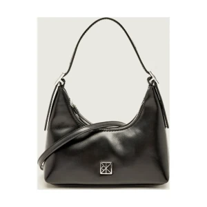 Calvin Klein Skórzana torebka na ramię