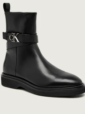 Calvin Klein Skórzane botki