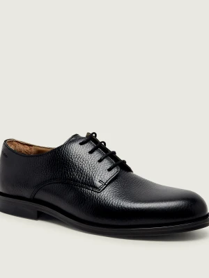 Calvin Klein Skórzane derby czarny