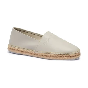 Calvin Klein Skórzane espadryle