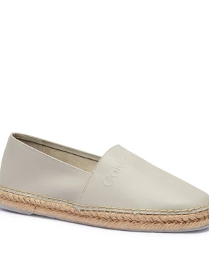 Calvin Klein Skórzane espadryle