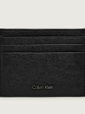 Calvin Klein Skórzane etui na karty