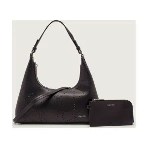 Calvin Klein Skórzane hobo + saszetka