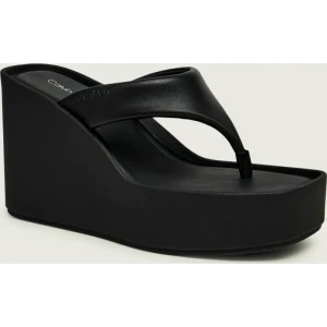 Calvin Klein Skórzane japonki WEDGE 70