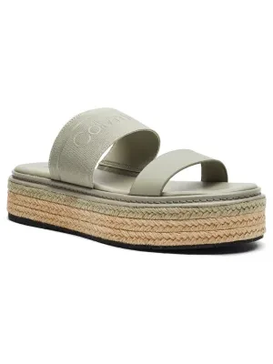 Calvin Klein Skórzane klapki