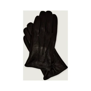 Calvin Klein Skórzane rękawiczki | z dodatkiem wełny