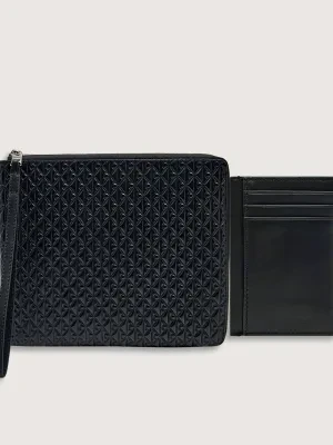 Calvin Klein Skórzane saszetki + etui na karty