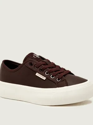 Calvin Klein Skórzane sneakersy