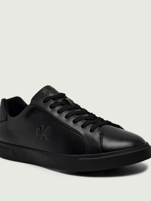 Calvin Klein Skórzane sneakersy Low Prof Cupsole czarny