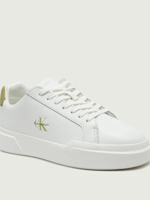 Calvin Klein Skórzane sneakersy biały