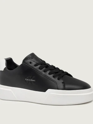 Calvin Klein Skórzane sneakersy czarny