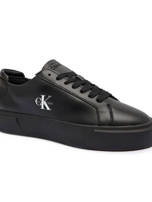 Calvin Klein Skórzane sneakersy czarny