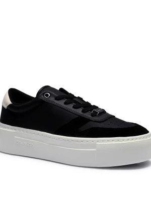 Calvin Klein Skórzane sneakersy | zamsz